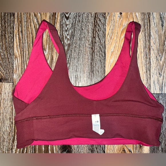 Lululemon Align Reversible Bra Light Support Pomegranate/Red Merlot - Picture 4 of 4